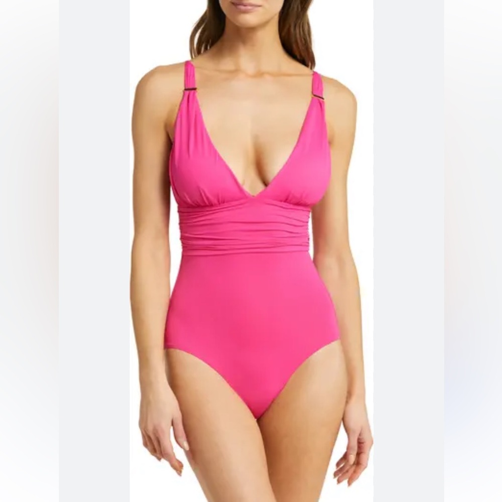 Melissa Odabash Fuschia Panarea One-Piece Swimsuit